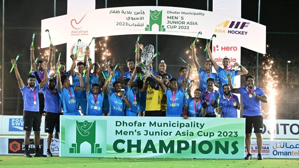 India claimt goud in de Men’s Asia Junior Cup 2023, het damestoernooi begint vandaag