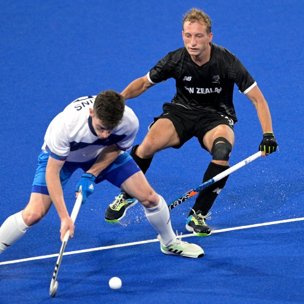 Commonwealth Games hockey gets underway with a bang as New Zealand women record huge victory while the mens side play out remarkable draw with Scotland