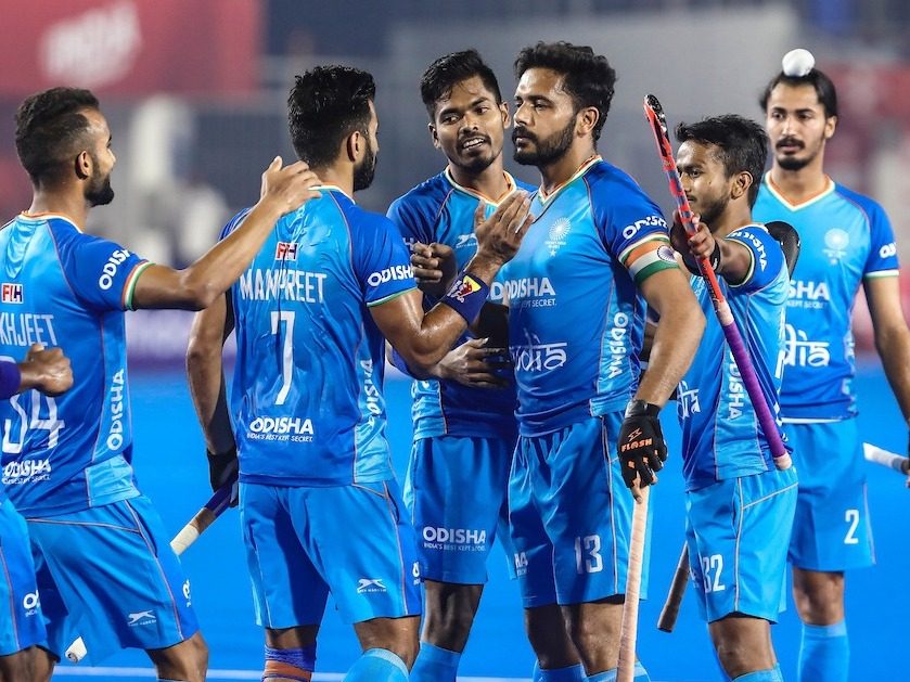 Where did Indian men's hockey team finish in FIH Pro League 2023?